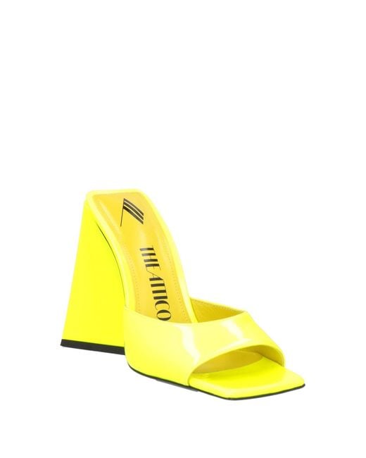 The Attico Yellow Sandals