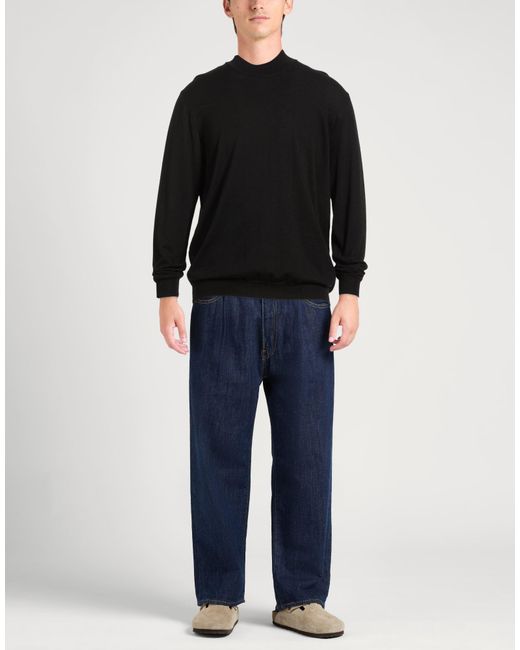 Dondup Black Turtleneck Wool, Cotton for men