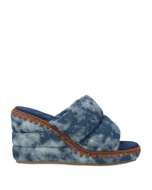 Mou Blue Sandals