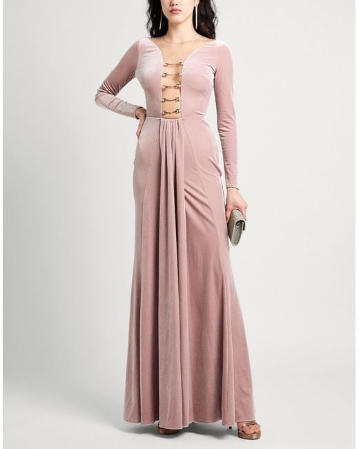 ELISABETTA FRANCHI★PINK LONG DRESS Elisabetta Franchi - Long Model with Bodice - Pink - Dress
