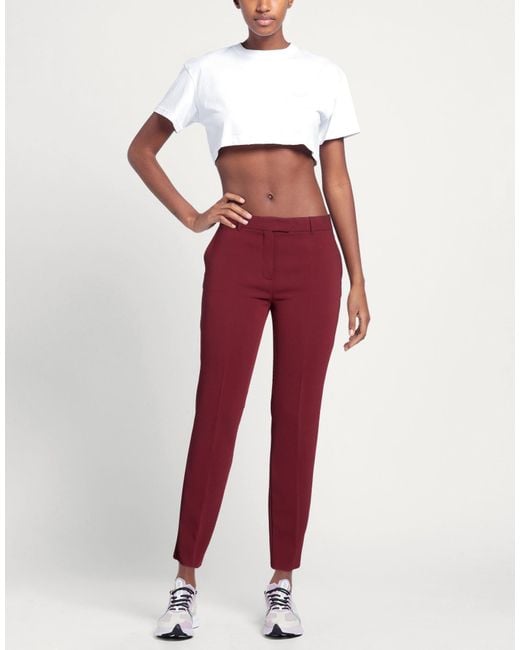 Max Mara Red Trouser
