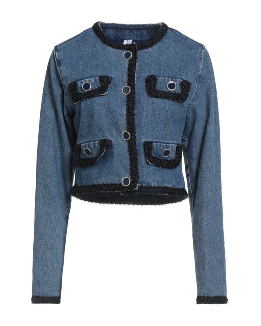 Liu Jo Blue Denim Outerwear