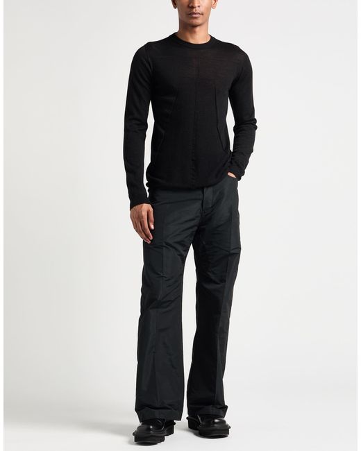 Rick Owens Black Pants Polyester for men