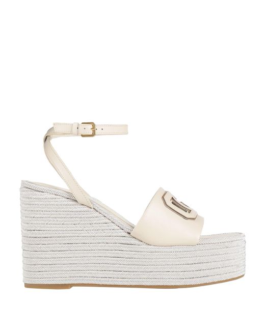 Guess White Espadrilles