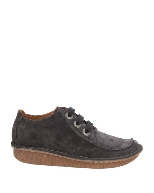 Clarks Brown Lace-up Shoes