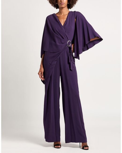 Alberta Ferretti Purple Jumpsuit