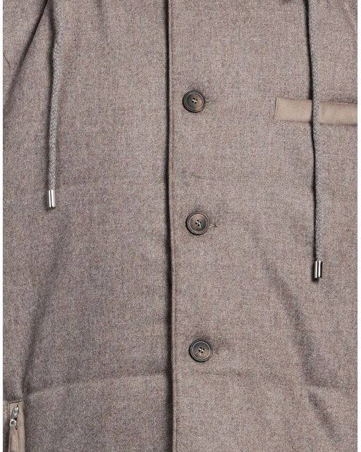 Gran Sasso Gray Vest Virgin Wool, Wool, Polyester, Polyurethane for men