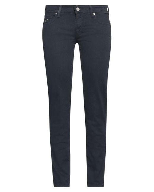 Jacob Cohen Blue Pants Cotton, Viscose, Polyester, Elastane