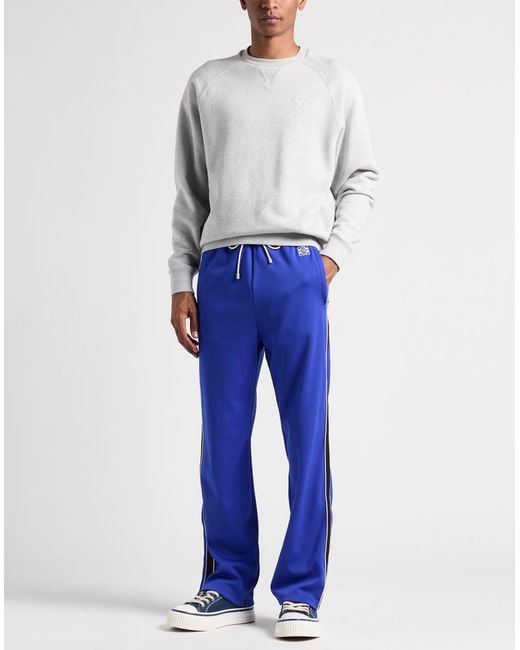 Loewe Blue Pants Polyester, Cotton for men