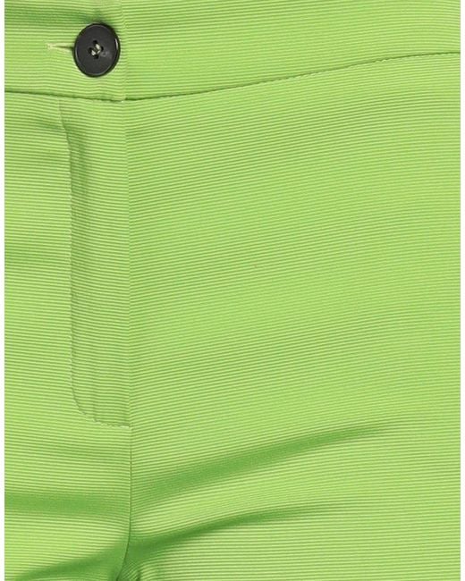 Marella Green Pants Polyester, Viscose, Elastane