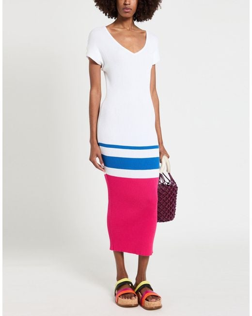 Fedeli White Maxi Dress Cotton