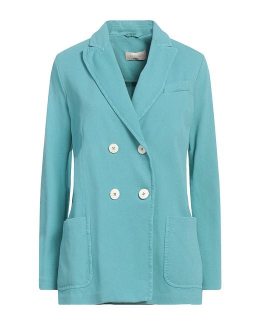 Circolo 1901 Blue Blazer Cotton, Elastane