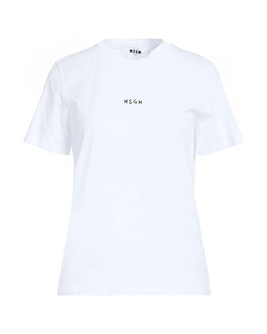 Camiseta MSGM de color White