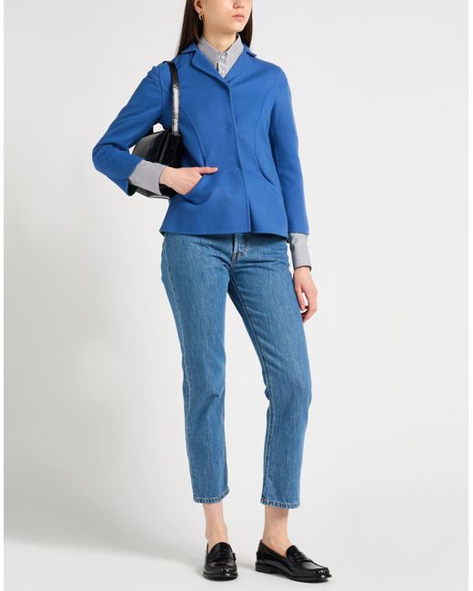 Herno Blue Jacket Virgin Wool