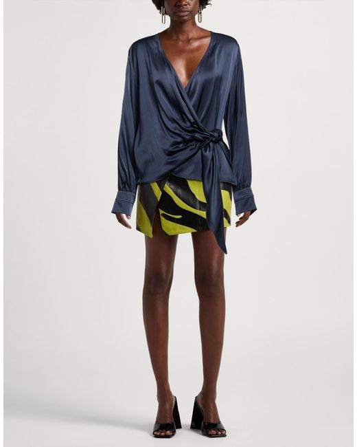 Ottod'Ame Blue Top Viscose