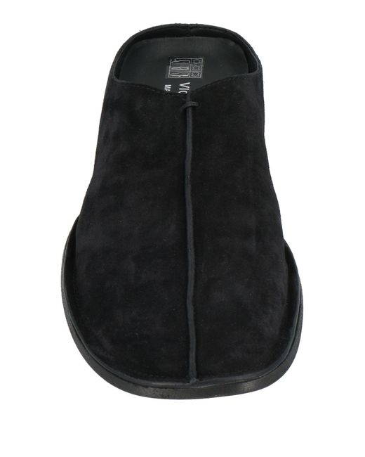 Vic Matié Black Mules & Clogs Leather for men