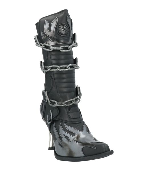 Botines de caña alta New Rock de color Black