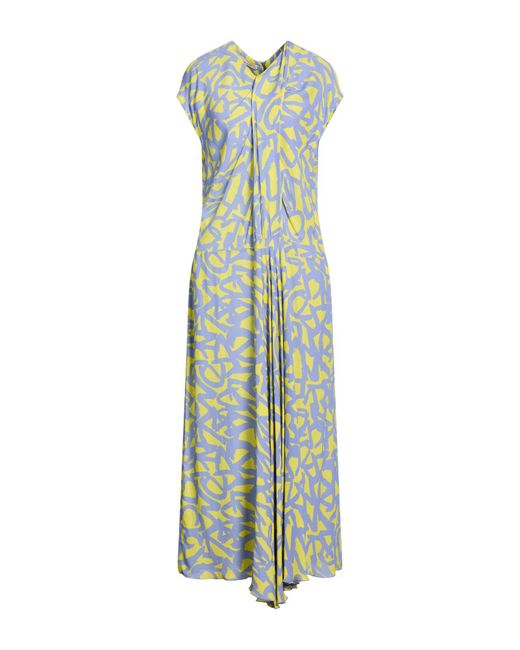 Liviana Conti Green Maxi Dress Viscose