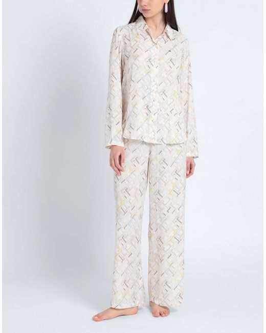 Pijama Tommy Hilfiger de color White