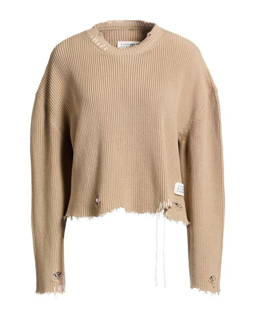 MM6 by Maison Margiela Natural Sweaters
