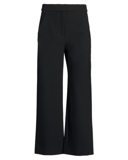 Veronica Beard Black Pants Polyester, Viscose, Cotton, Elastane
