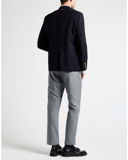 Thom Browne Blue Blazer Wool for men