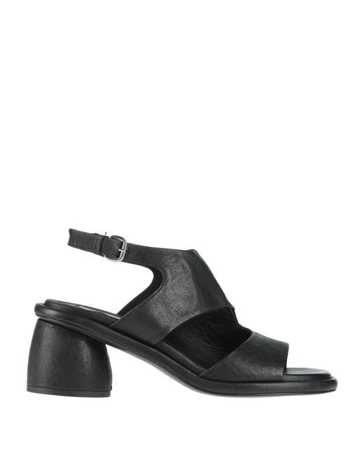 Ernesto Dolani Black Sandals Leather
