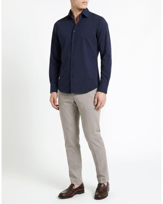 GMF 965 Blue Midnight Shirt Polyamide, Elastane for men