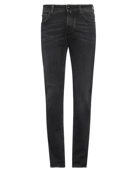 Jacob Cohen Gray Jeans Cotton, Elastane, Polyester for men