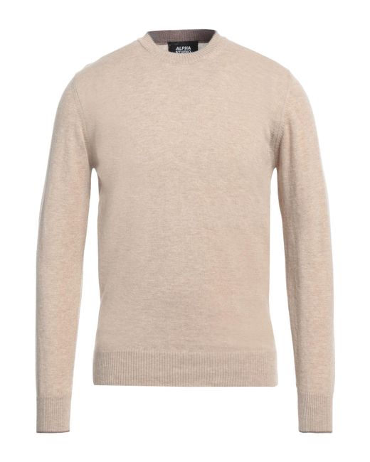 Alpha Studio Natural Sweater for men