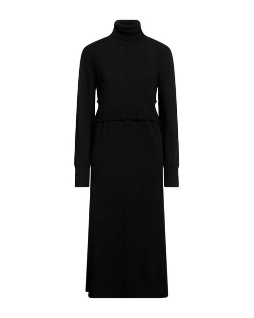 Max & Moi Black Midi-Kleid