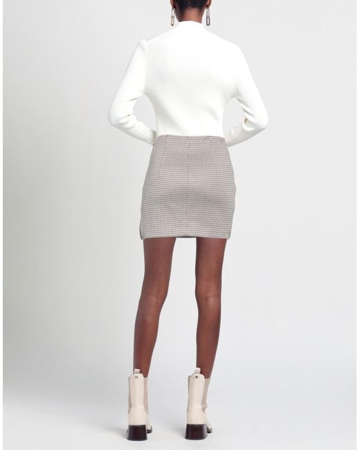 Patrizia Pepe Gray Mini Skirt