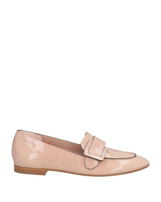 Roberto Del Carlo Pink Loafers Leather