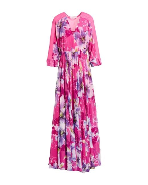 Kocca Pink Maxi Dress Polyester