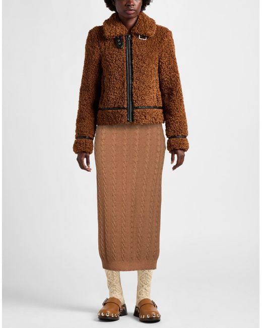 Woolrich Brown Midi Skirt