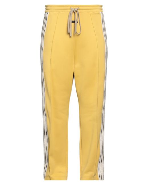 Fear Of God Yellow Pants Nylon, Cotton for men