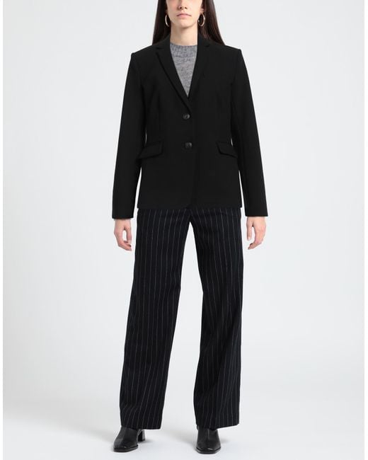 Rag & Bone Black Blazer Polyester, Viscose, Elastane