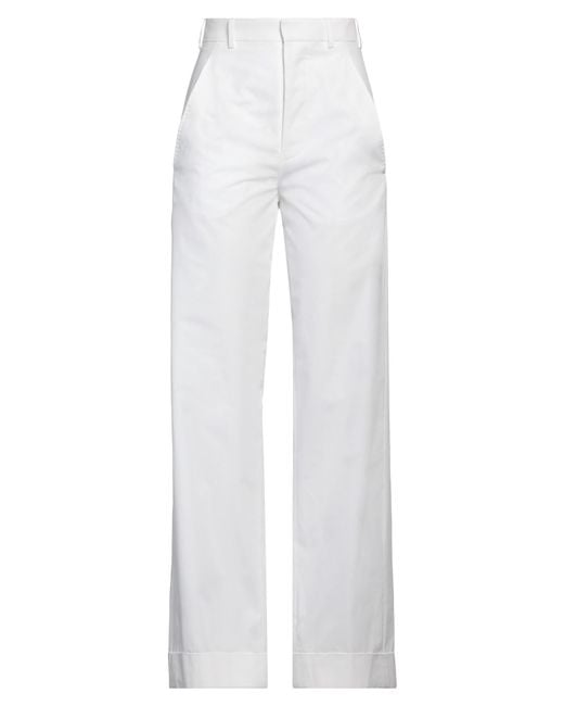 Ann Demeulemeester White Trouser