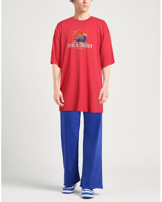 Vetements Red T-Shirt for men