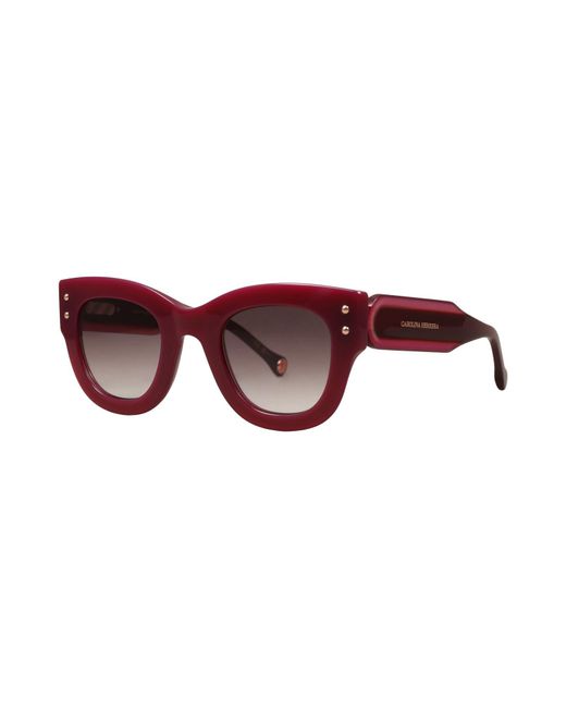 Carolina Herrera Purple Sunglasses