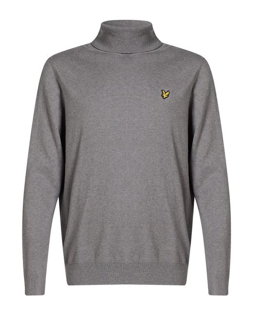 Lyle & Scott Gray Turtleneck for men