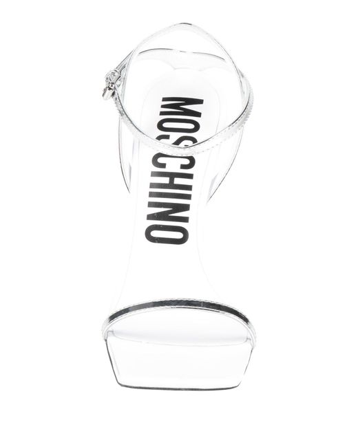 Moschino White Sandals