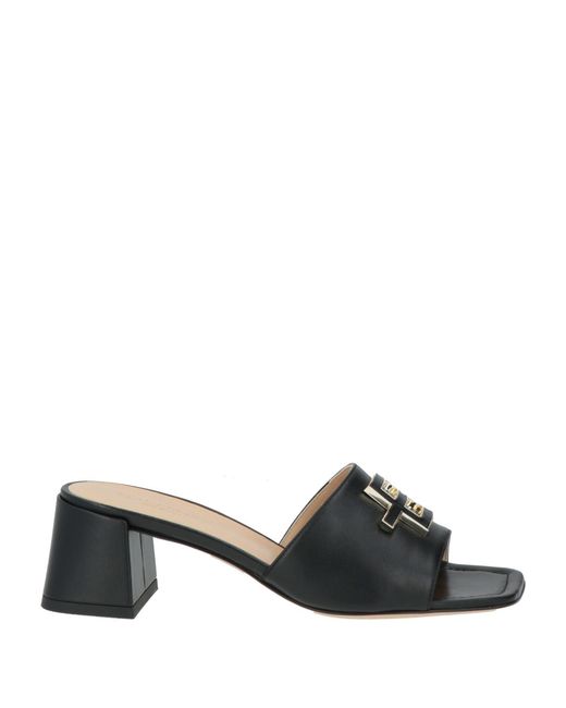 Baldinini Black Sandals Calfskin