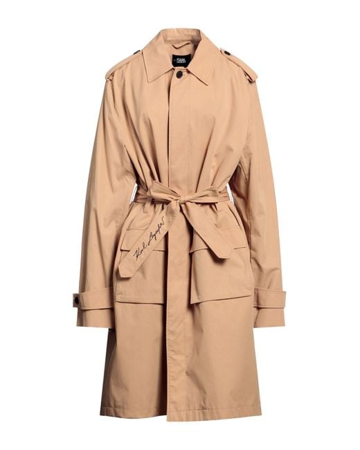 Sobretodo y gabardina Karl Lagerfeld de color Natural