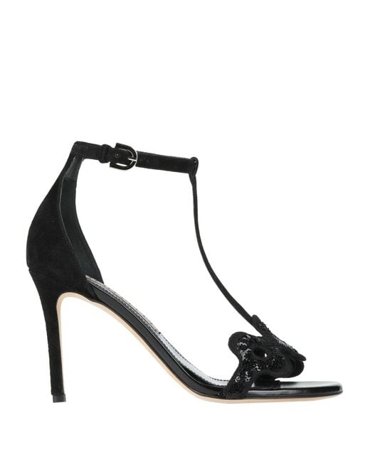 Emilio Pucci Black Sandale