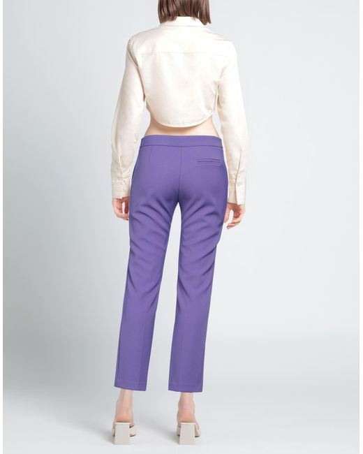 Aniye By Purple Pants Polyester, Elastane