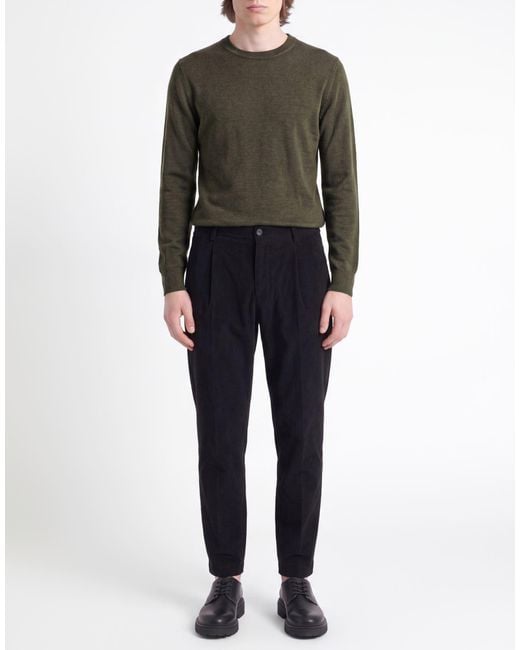 Daniele Alessandrini Black Pants Polyester for men