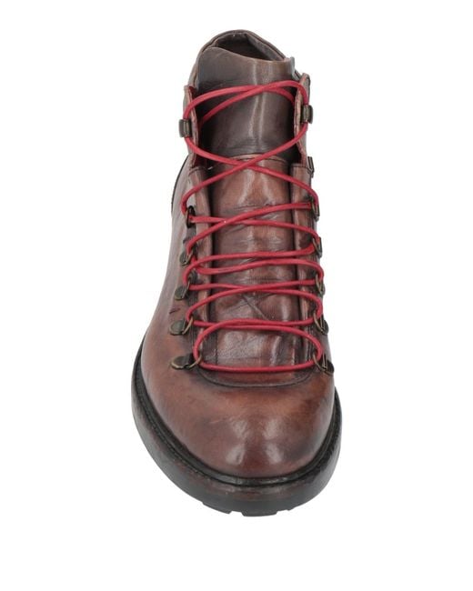 Corvari Brown Ankle Boots Leather for men