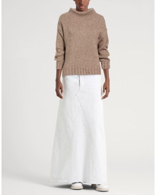 Alpha Studio Brown Rollkragenpullover