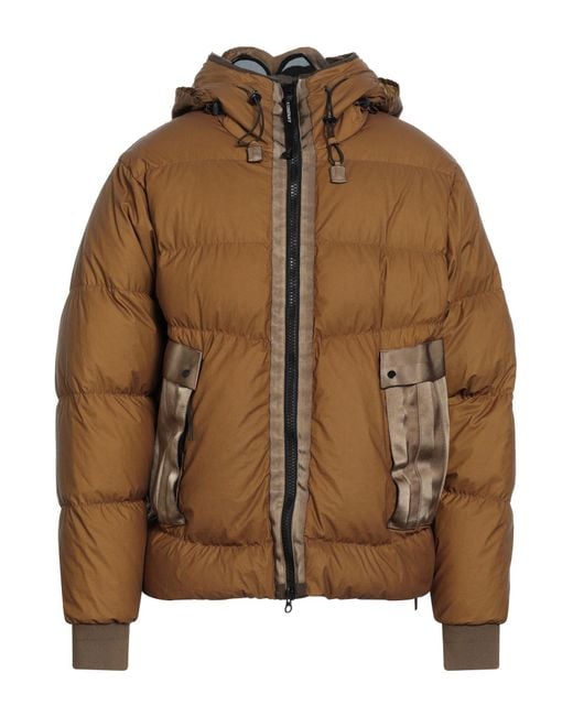 C P Company Brown Khaki Puffer Polyamide for men